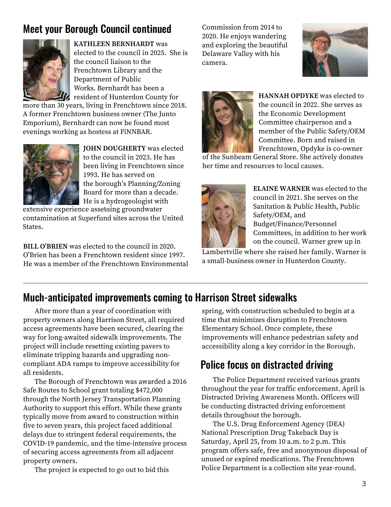 Newsletter Third Page